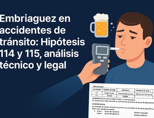 Hipótesis 114 y 115 accidentes de tránsito | Embriaguez